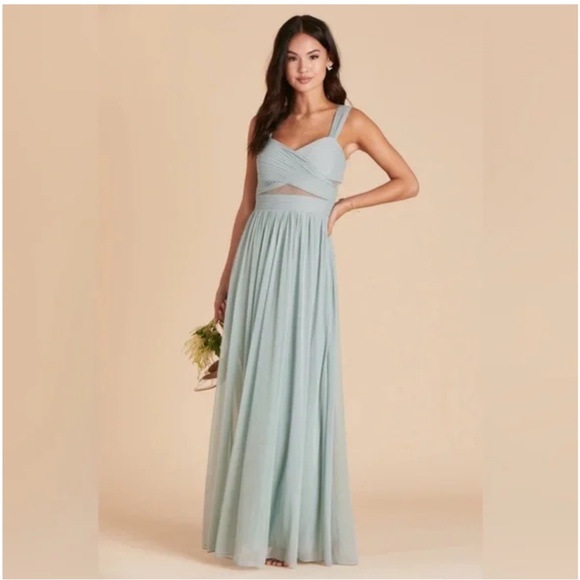 Birdy Grey Elsye Dress Mesh Sage - Picture 1 of 5